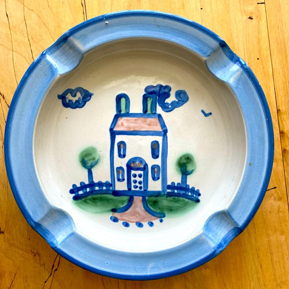 large MA Hadley ashtray